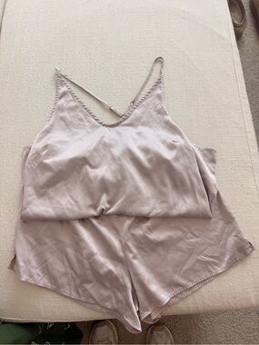Silky Mauve Women's Cami & Short Sleep Set